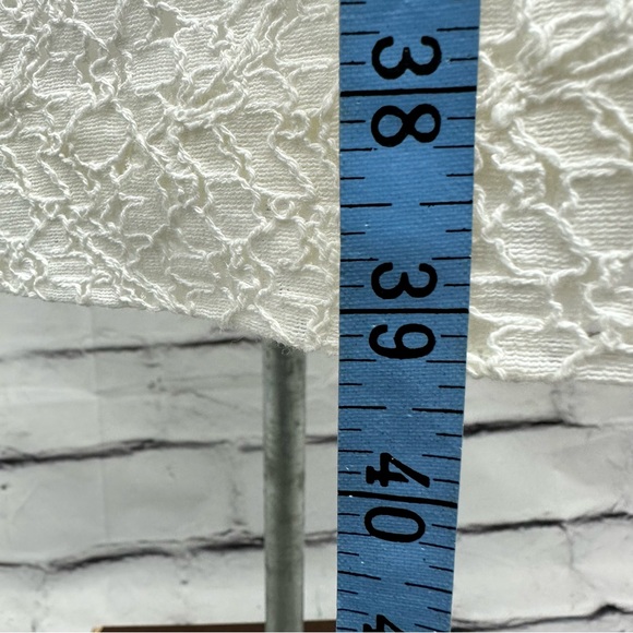 MICHAEL Michael Kors Dress Sleeveless Scoop Sheath Zip Ivory Lace Sz 14 Shift - Picture 13 of 13